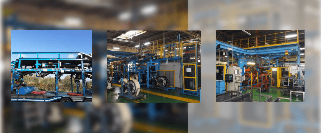 Transfert et démantèlement de machines industrielles - Caoutchouc